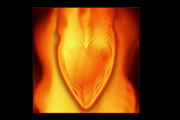 Heart On Fire Screensaver 2.20.064