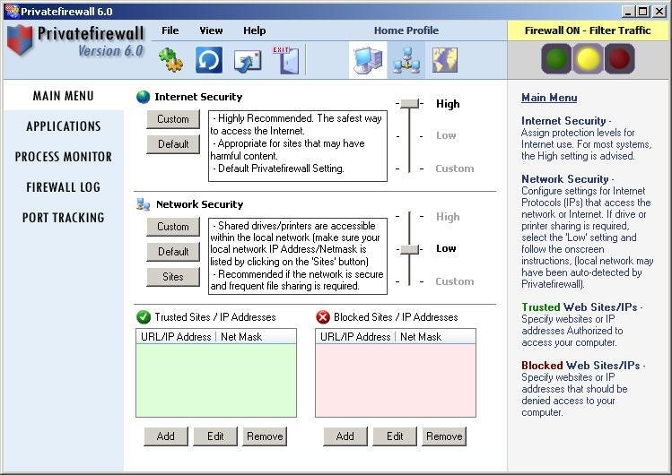 PWI Privatefirewall with Anti-Spyware 4.01