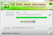 SX SHA1 Hash Calculator 1.1 正式版