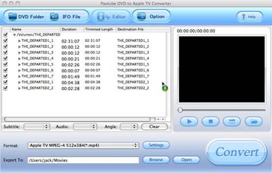 Pavtube DVD to Apple TV Converter for Mac 3.6.1.1783