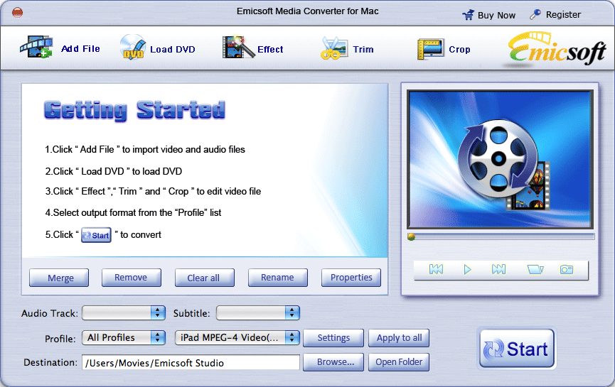 Emicsoft Media Converter 3.1.06 正式版