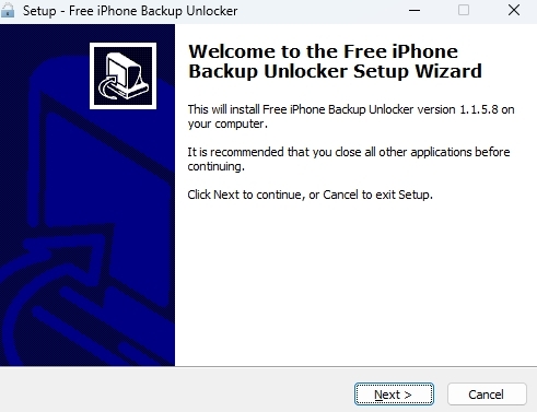 Free iPhone Backup Unlocker