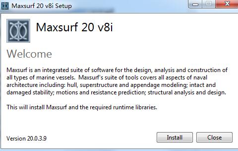 船舶设计分析软件(Bentley Maxsurf Enterprise) v20.00.03.09中文版