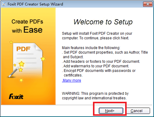 Foxit PDF Creator电脑版