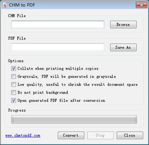 chm转pdf转换器(CHM to PDF)