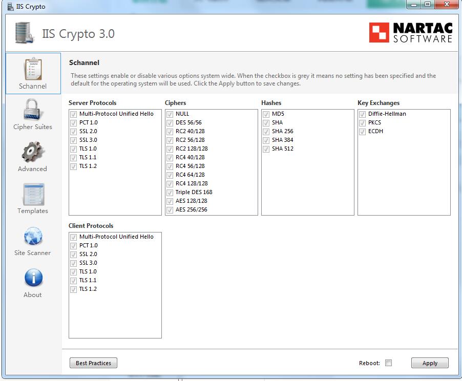 IIS Crypto(系统智能管理工具)