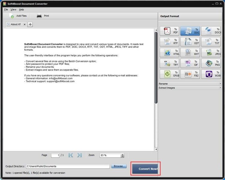 Soft4Boost Document Converter