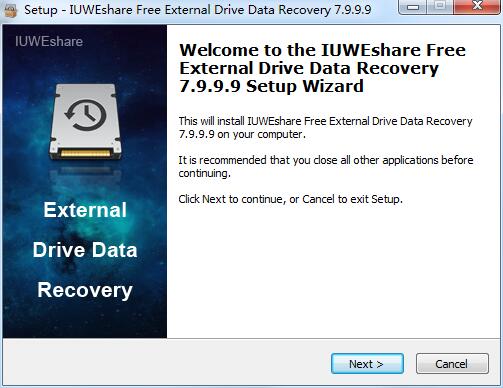 IUWEshare Free External Drive Data Recovery