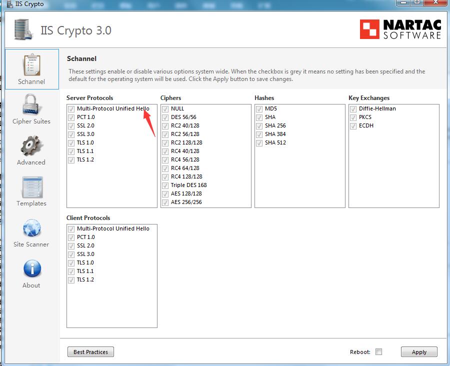 IIS Crypto(系统智能管理工具)