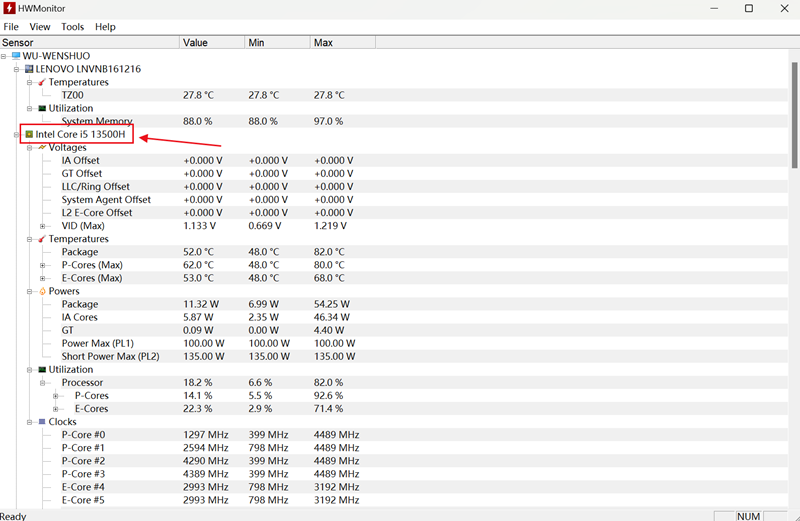 HWMonitor X64