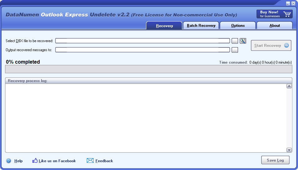 DataNumen Outlook Express Undelete