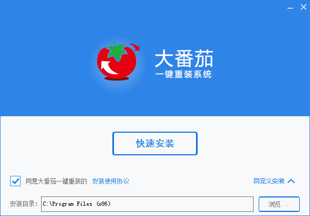 大番茄一键重装系统电脑版