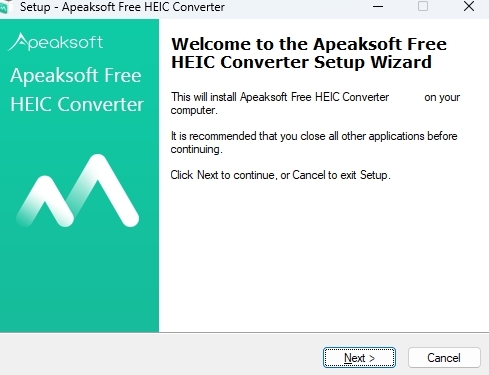 Apeaksoft Free HEIC Converter