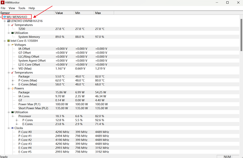 HWMonitor X32