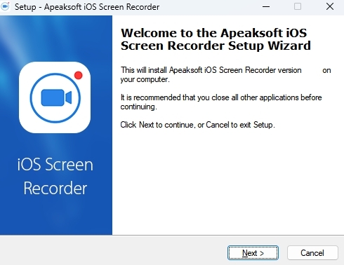 Apeaksoft iOS Screen Recorder