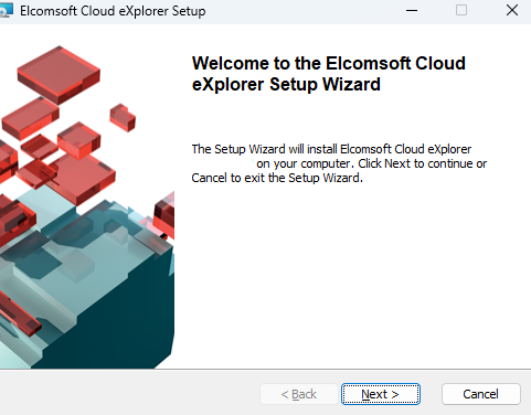 Elcomsoft Cloud eXplorer