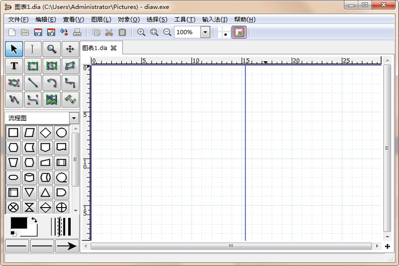 Dia Diagram Editor