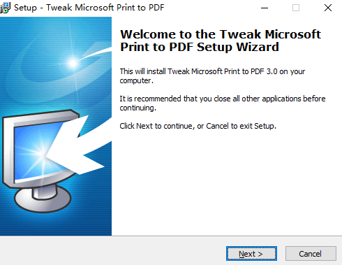 Tweak Microsoft Print to PDF