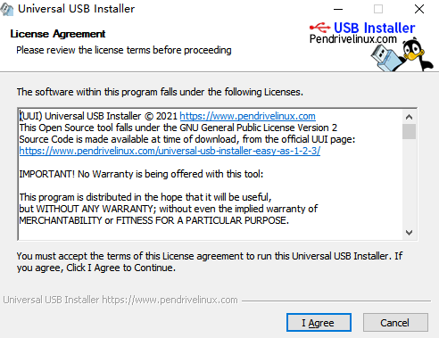 Universal USB Installer