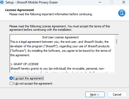 Jihosoft Mobile Privacy Eraser