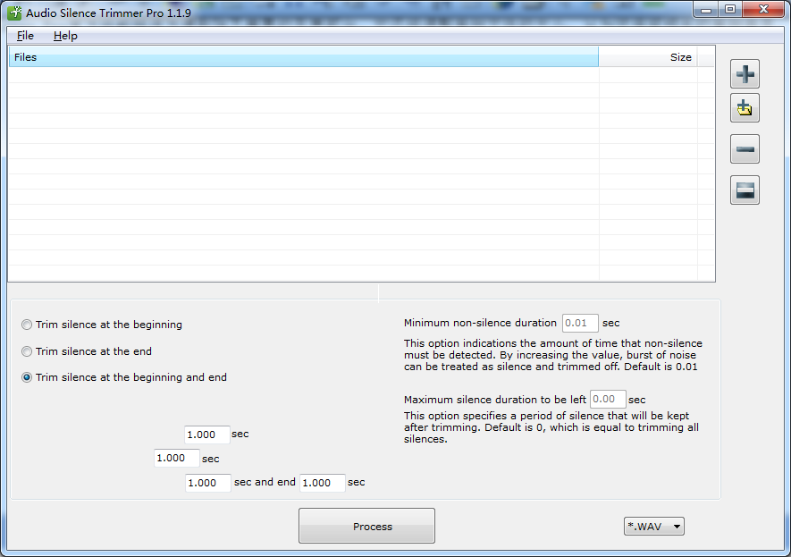Audio Silence Trimmer Pro
