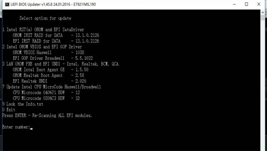 UEFI BIOS Updater更新CPU微码教程