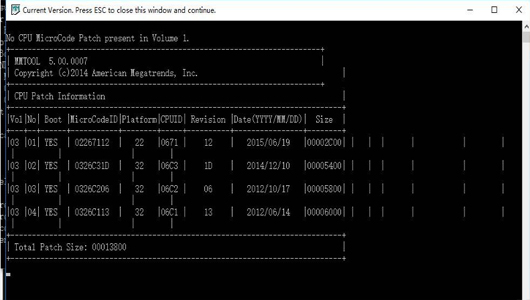 选择要更新CPU MicroCode的BIOS文件