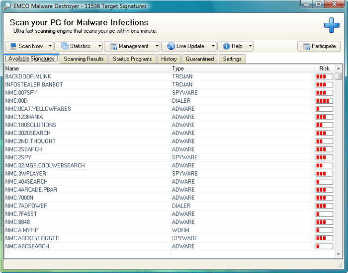 Emco Malware Destroyer