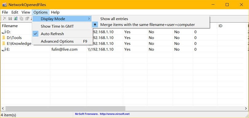 NetworkOpenedFiles