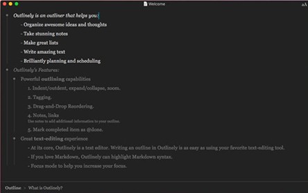 Outlinely Express for Mac