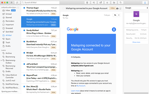 Mailspring Mac版