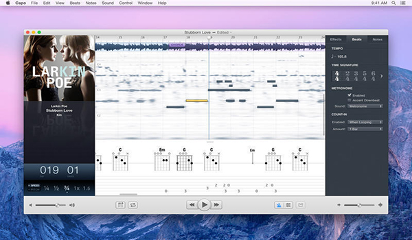 Capo  for mac