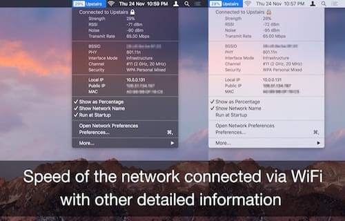 Wifi Status for Mac