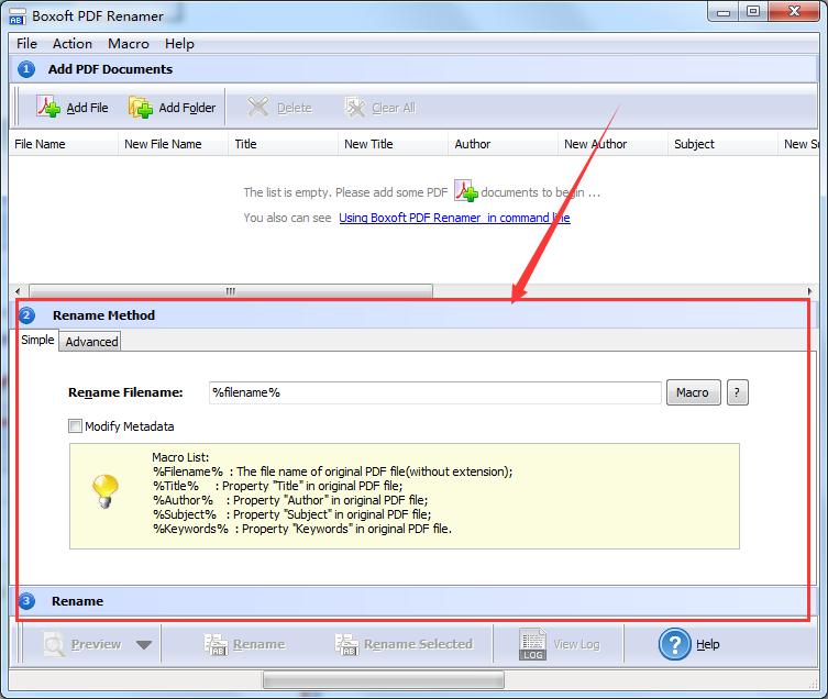 PDF文件重命名工具(Boxoft PDF Renamer) 3.1.0 官方版