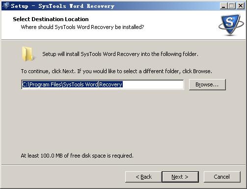 SysTools Word Recovery(word文件修复工具) v4.0.0.0免费版